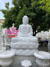 Tượng Phật Thích Ca bằng đá đẹp cao 2.2m