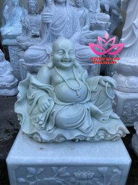 Tượng Phật Di Lặc đá xanh ngọc