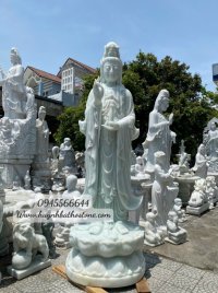 Tượng PHẬT QUAN ÂM - lục bình hướng lên trên