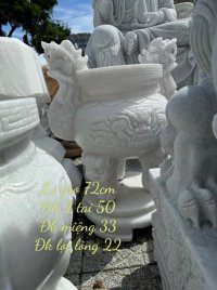 Lư hương đá 70cm