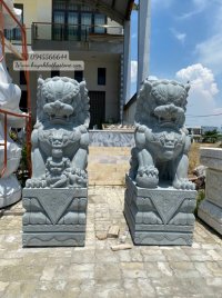 Kỳ lân đá sa thạch.