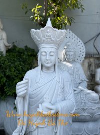 Tượng ngài Địa Tạng cao 2,2m nguyên khối.